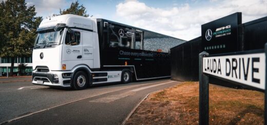 99% Udržitelný palivo pro logistiku kamionů týmu F1