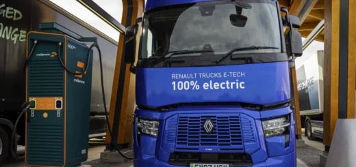 Mapa veřejného nabíjení pro elektrické nákladní vozy