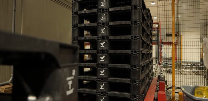 Nový kruhový paleta pro udržitelnou logistiku