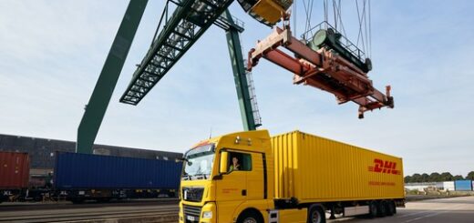 Elektrické RMG jeřáby zvyšují odolnost Baltic Hub